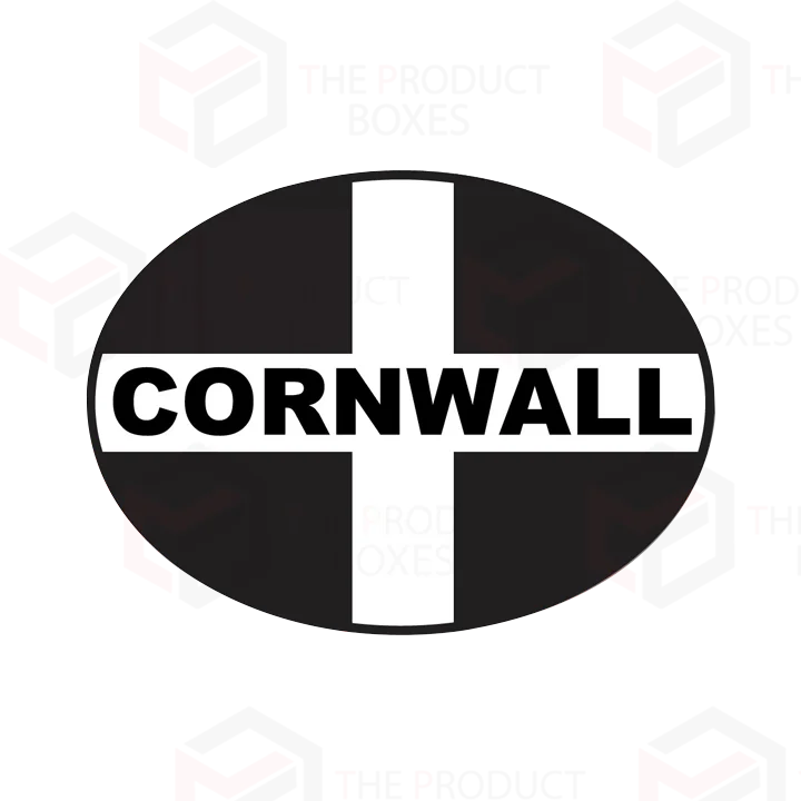 custom cornish flag sticker