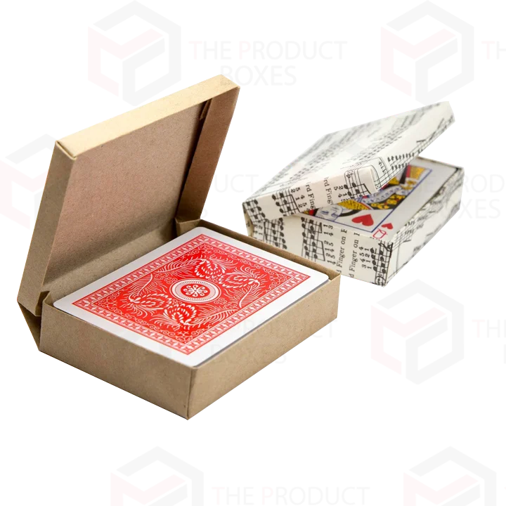 blank playing card boxes with lids