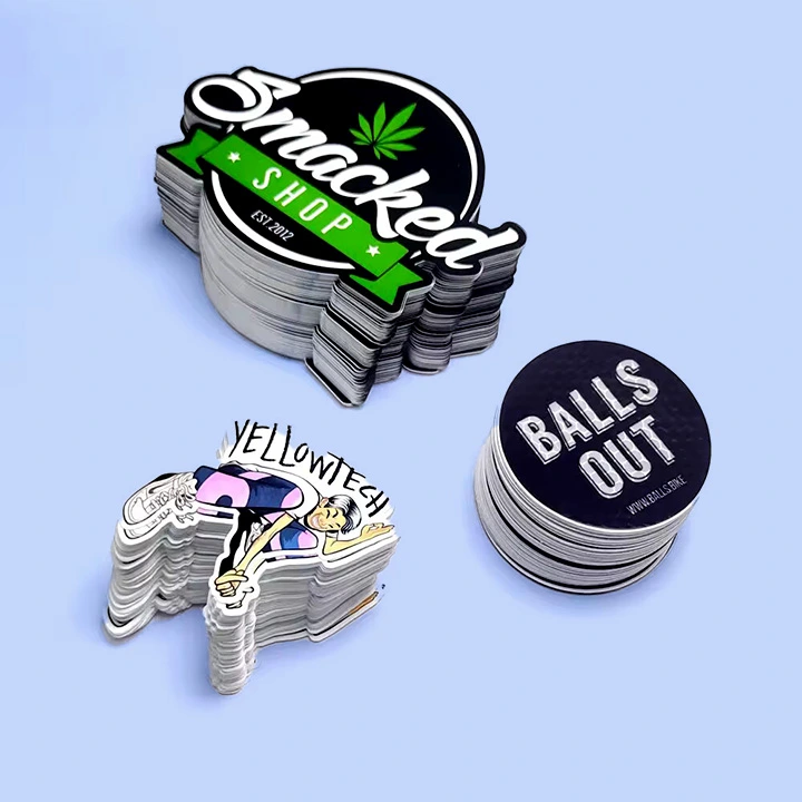 custom printed die cut stickers