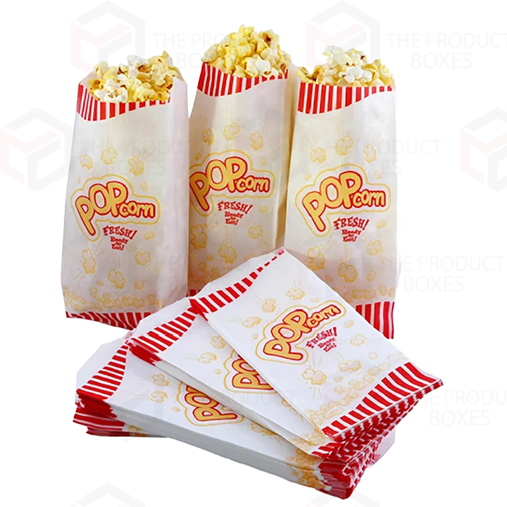 48 Pack Silver Popcorn Box Large With Design - Disposable - View #6