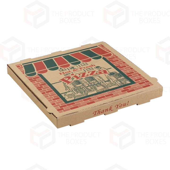 custom printed 10 inch brown pizza boxes