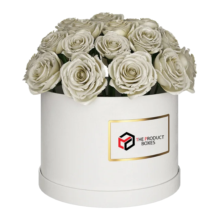 round boxes for flowers with lids