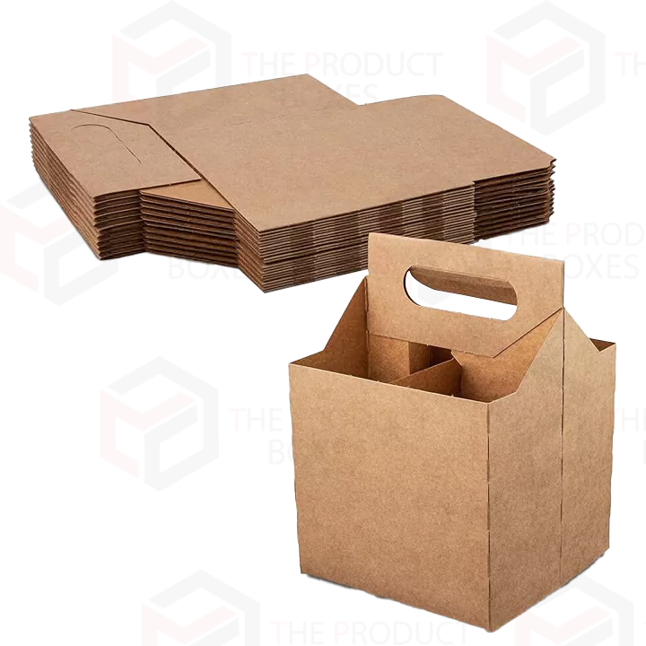 4 bottle carrier boxes with handle