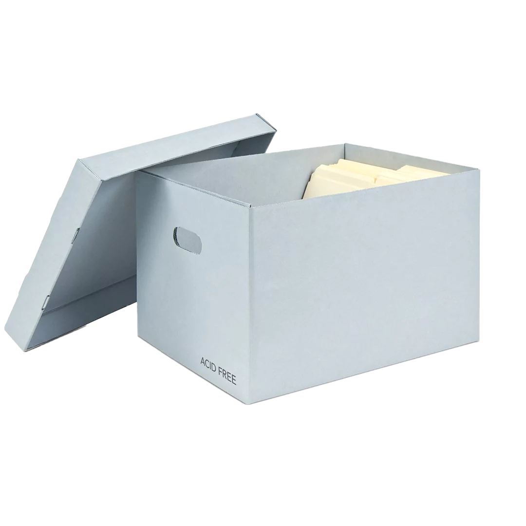 Cardboard Archive Boxes With Lids