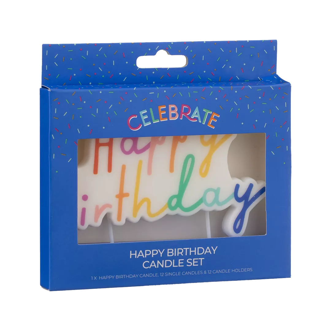 Birthday Candle Gift Box Set