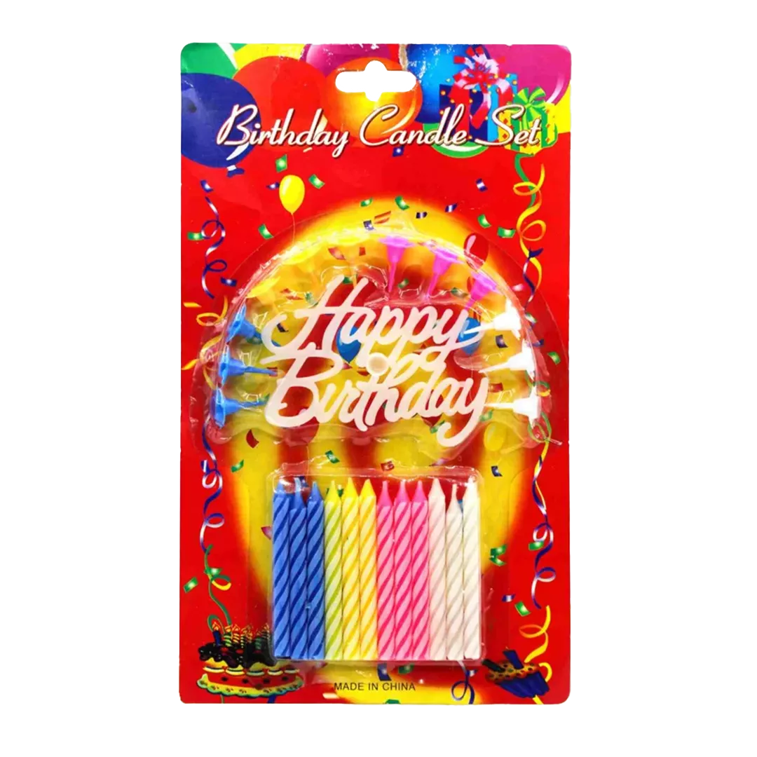 Custom Candle Packaging for Birthday Candle