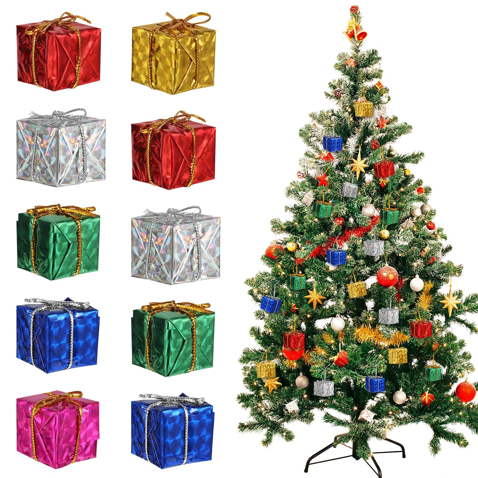 Mini Cardboard Boxes for Decorations Christmas Tree​