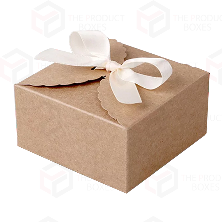 Kraft Square Favour Boxes