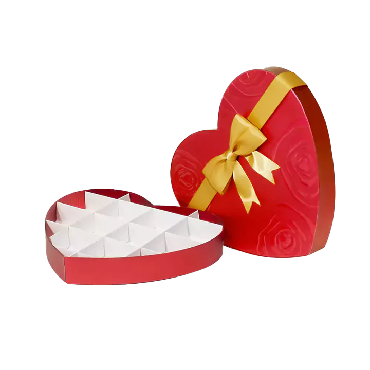 Empty Heart Shaped Candy Boxes