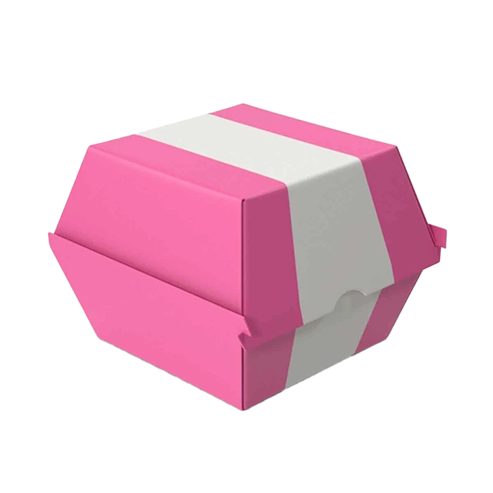 Pink Burger Boxes
