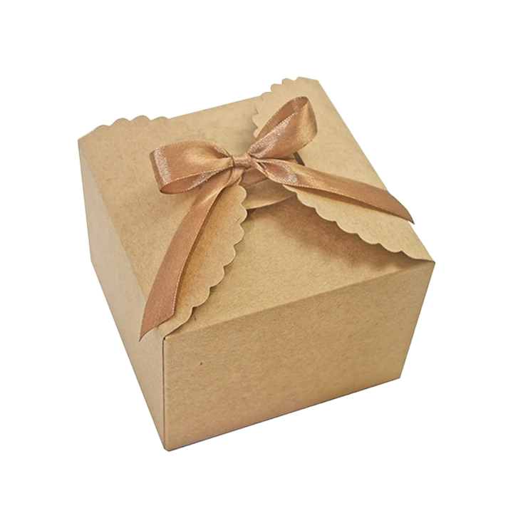 small brown favor boxes